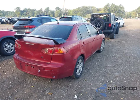2008 Mitsubishi Lancer De/Es из США, поврежденный, VIN JA3AU26U88U013015